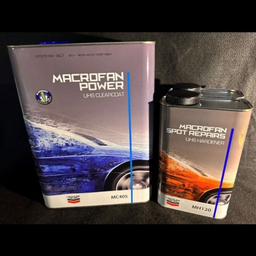 Lechler Coatings 4lt UHS Macrofan Power MC405 Clearcoat   & 2lt MH115/Hardener